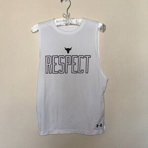 Under Armour 2 White Workout Tank Tops